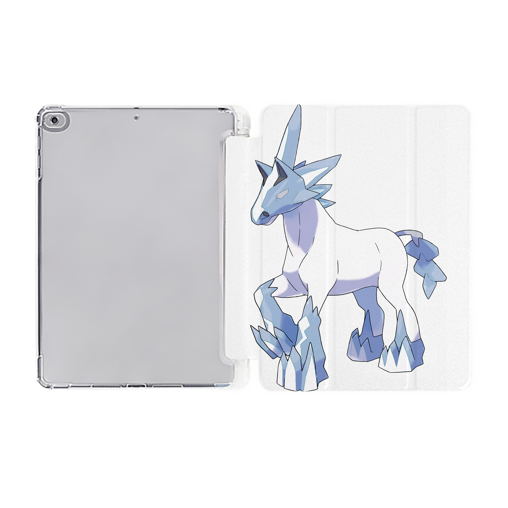 （画像用） ポケットモンスター Pokémon IPad ケース ペン収納付き 三つ折りスタンド PUレザー×シリコン 対応機種9.5/10.5/10.9インチ
